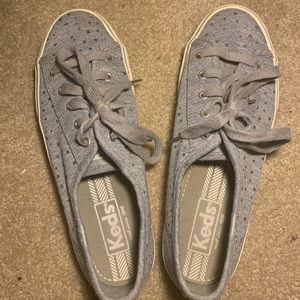 Grey sparkly Keds